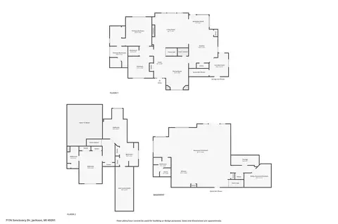 Floorplan - 7176 Sanctuary, Jackson, MI 49201 photo 1 of 4
