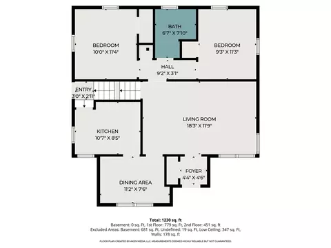 Floorplan - 138 Pierce, Jackson, MI 49203 photo 1 of 4