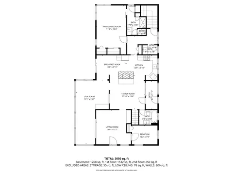 Floorplan - 1111 2nd, Pentwater, MI 49449 photo 2 of 8