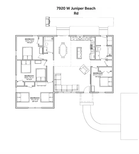Floorplan - 7920 W Juniper Bch, Mears, MI 49436 photo 1 of 2