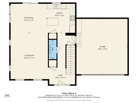 Floorplan - 744 Pemberton, Jackson, MI 49203 photo 3 of 4
