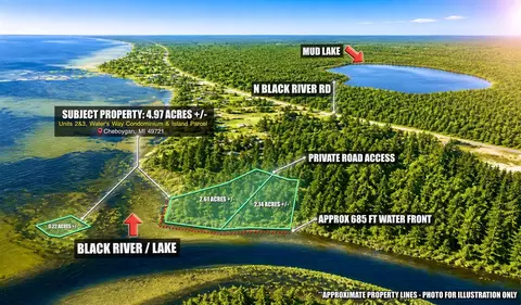 Vl N Black River, Cheboygan, MI 49721