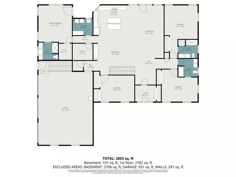 Floorplan - 1290 W Echo, White Cloud, MI 49349 photo 2 of 2