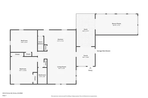 Floorplan - 2513 S Parma, Parma, MI 49269 photo 1 of 3
