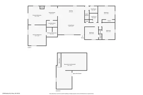 Floorplan - 2780 Beebe, Niles, MI 49120 photo 2 of 6