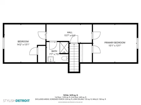 Floorplan - 36840 Chase, Romulus, MI 48174 photo 1 of 3