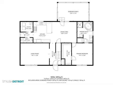 Floorplan - 36840 Chase, Romulus, MI 48174 photo 3 of 3