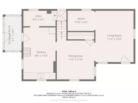 Floorplan - 610 Backus, Jackson, MI 49202 photo 1 of 3