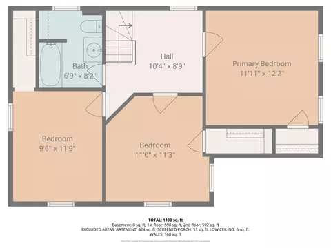 Floorplan - 610 Backus, Jackson, MI 49202 photo 2 of 3