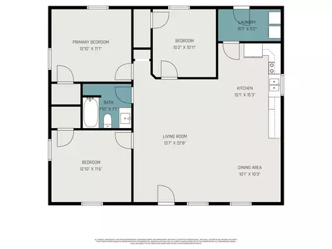 Floorplan - 589 S S Grn, White Cloud, MI 49349 photo 1 of 1