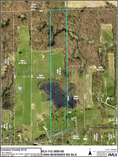 13000 Woerner, Manitou Beach, MI 49253