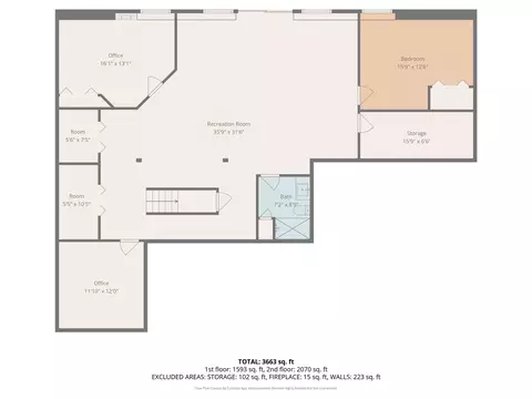 Floorplan - 7615 Lansing, Jackson, MI 49201 photo 2 of 2