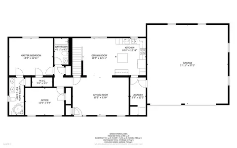 Floorplan - 11803 Hoffman, Three Rivers, MI 49093 photo 2 of 4