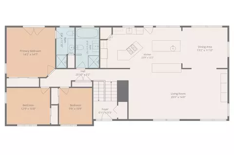 Floorplan - 3600 Hendee, Jackson, MI 49201 photo 1 of 4