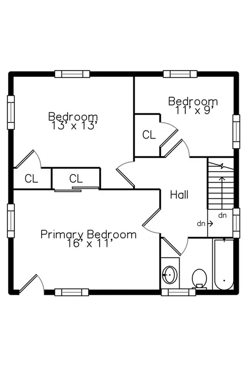 Floorplan - 1408 E Park, Ann Arbor, MI 48104 photo 2 of 3