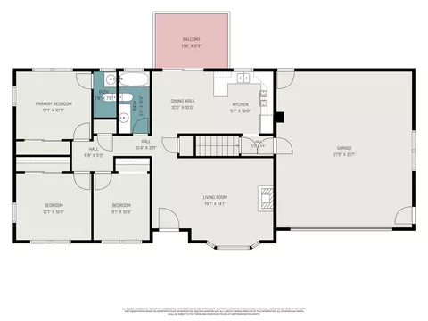 Floorplan - 205 Highfield, Marshall, MI 49068 photo 1 of 8