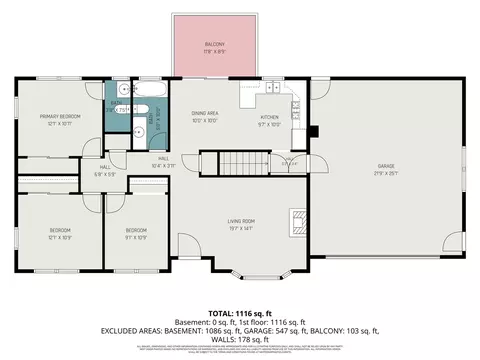 Floorplan - 205 Highfield, Marshall, MI 49068 photo 4 of 8