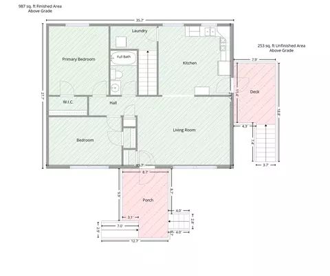 Floorplan - 9130 Gordon, Parma, MI 49269 photo 4 of 5