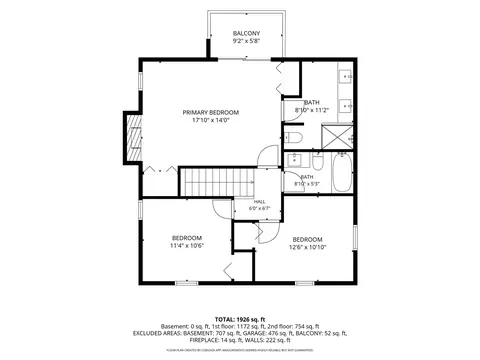 Floorplan - 7496 Leyton, Ada, MI 49301 photo 2 of 4