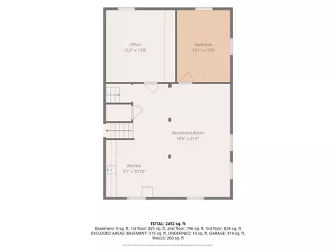 Floorplan - 1180 Herbert J, Jackson, MI 49202 photo 3 of 5