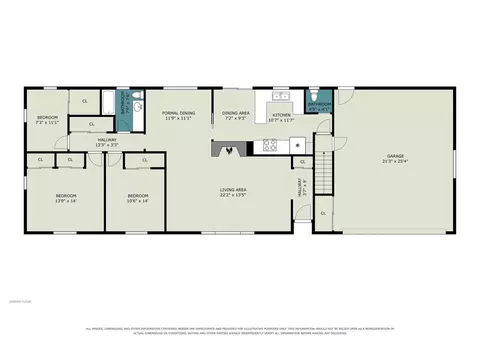 Floorplan - 908 Halstead, Jackson, MI 49203 photo 2 of 3