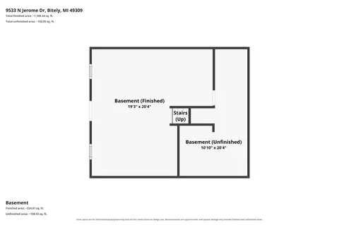 Floorplan - 9533 Jerome, Bitely, MI 49309 photo 1 of 7