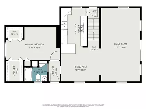 Floorplan - 514 Saint Clair, Jackson, MI 49202 photo 3 of 3