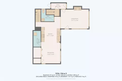 Floorplan - 636 Hackett, Ionia, MI 48846 photo 2 of 4