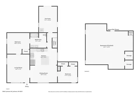Floorplan - 5006 S Jackson, Jackson, MI 49201 photo 1 of 2