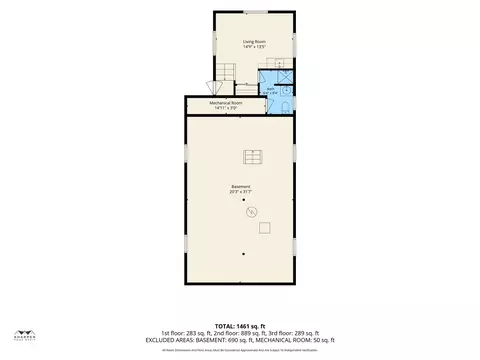 Floorplan - 208 S Brown, Jackson, MI 49203 photo 3 of 4