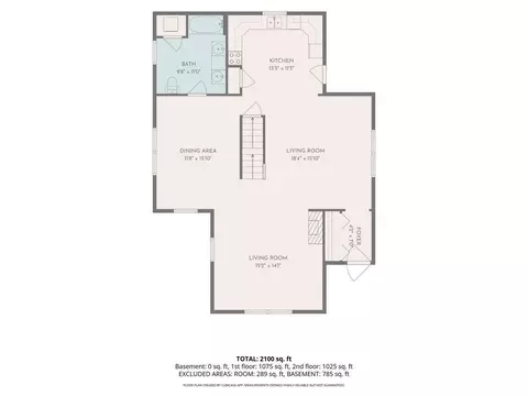 Floorplan - 607 Pine, Manistee, MI 49660 photo 3 of 4