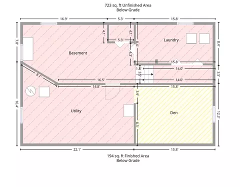 Floorplan - 1304 Joseph, Jackson, MI 49202 photo 5 of 5