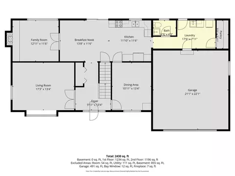 Floorplan - 705 W Bemis, Saline, MI 48176 photo 5 of 6