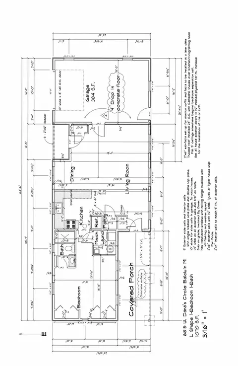 Floorplan - 6815 W Danas Cir, Baldwin, MI 49304 photo 1 of 1
