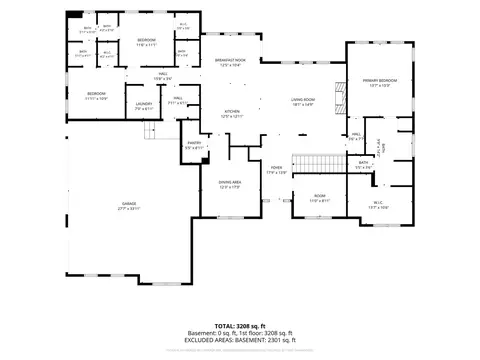 Floorplan - 7997 Bergin, Howell, MI 48843 photo 2 of 6