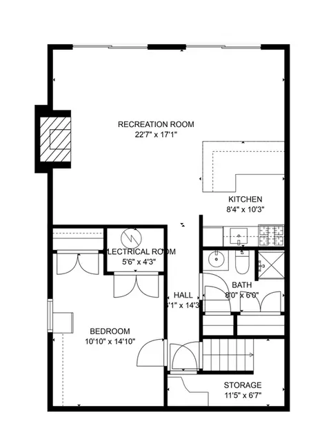 Floorplan - 331 Conkey, Fenwick, MI 48834 photo 1 of 3