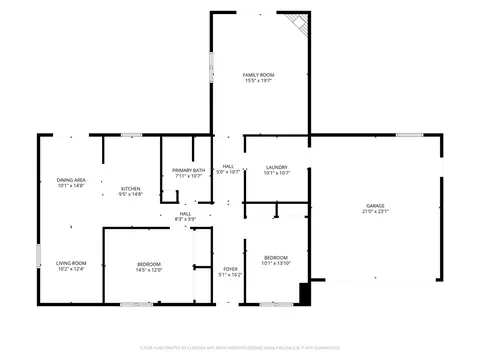 Floorplan - 133 N North, White Cloud, MI 49349 photo 1 of 1