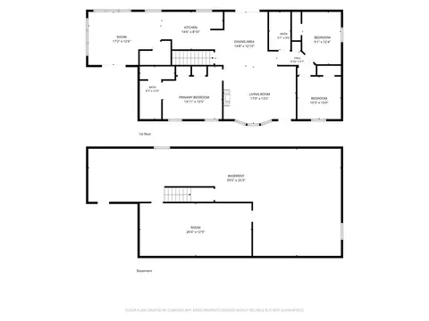 Floorplan - 733 N Main, Evart, MI 49631 photo 1 of 3