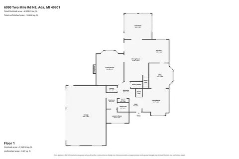 Floorplan - 6990-6992 2 Mile, Ada, MI 49301 photo 4 of 7