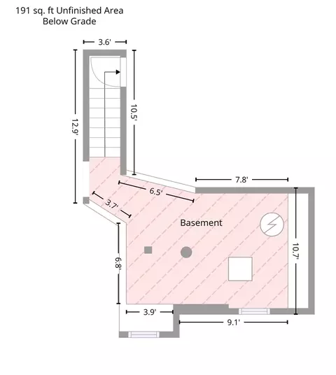 Floorplan - 1011 Backus, Jackson, MI 49202 photo 7 of 7