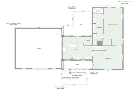 Floorplan - 1011 Backus, Jackson, MI 49202 photo 5 of 7