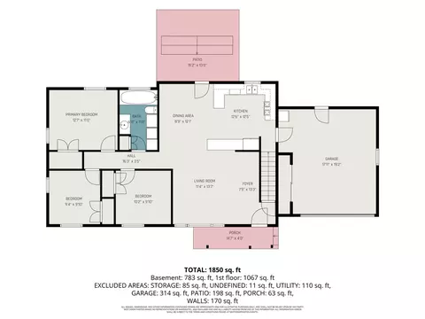 Floorplan - 635 Forstrom, Lowell, MI 49331 photo 1 of 2
