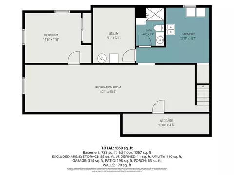 Floorplan - 635 Forstrom, Lowell, MI 49331 photo 2 of 2