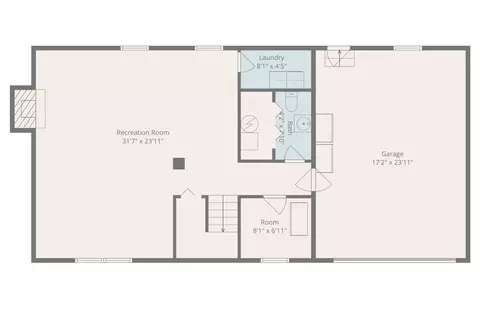Floorplan - 1942 Warren, Jackson, MI 49203 photo 2 of 2