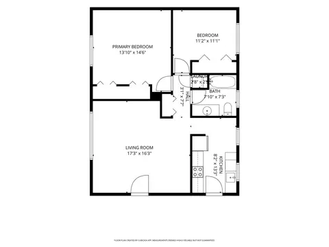 Floorplan - 436 Romeo #317, Rochester, MI 48307 photo 2 of 2