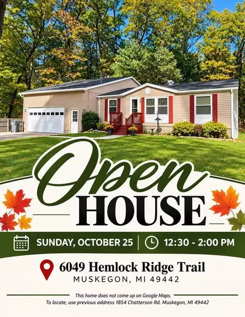 6049 S Hemlock Ridge Trl, Muskegon, MI 49442