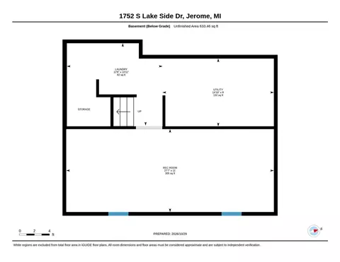 Floorplan - 11752 S S Lk, Jerome, MI 49249 photo 2 of 2