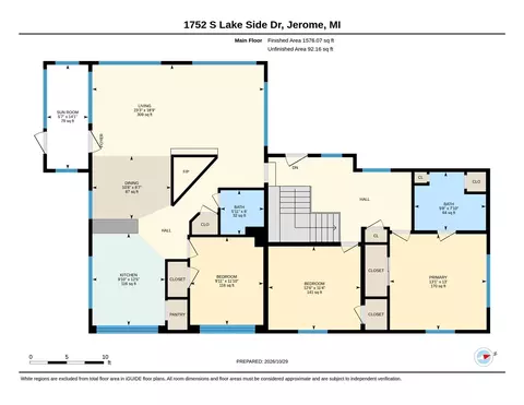 Floorplan - 11752 S S Lk, Jerome, MI 49249 photo 1 of 2
