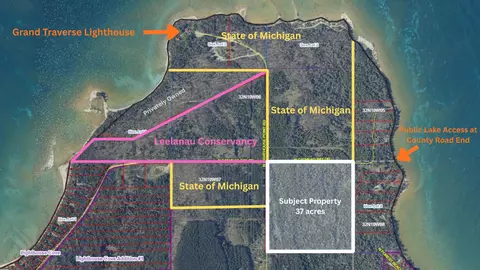 V/l 37 Acres N Cathead Bay, Northport, MI 49670