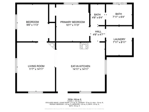 Floorplan - 5752 N Eberhart, Harrison, MI 48625 photo 1 of 3